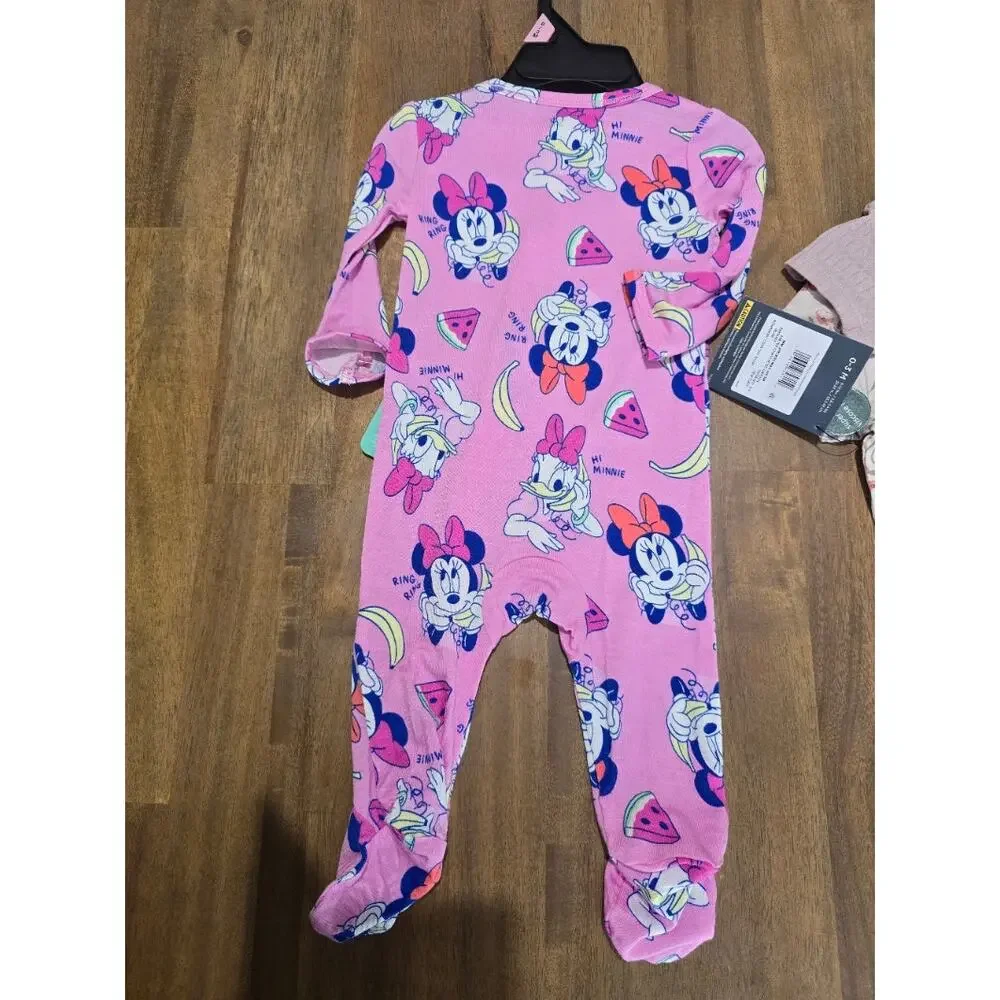 NWT Modern Moments by Gerber / Disney Baby Girls Bundle  0-3 Months
